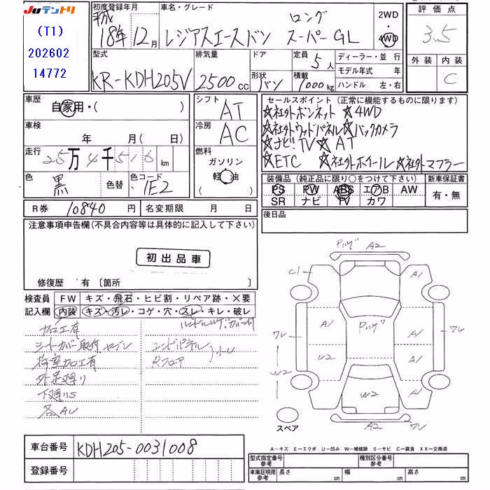 TOYOTA REGIUS ACE