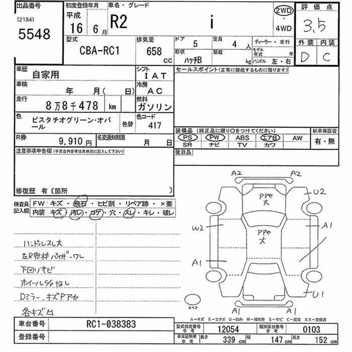 SUBARU R2