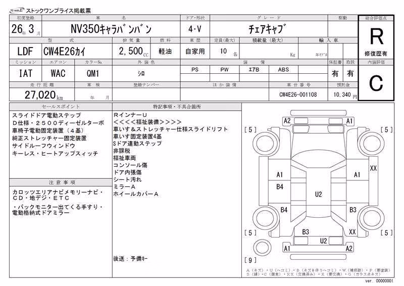 NISSAN NV350 CARAVAN