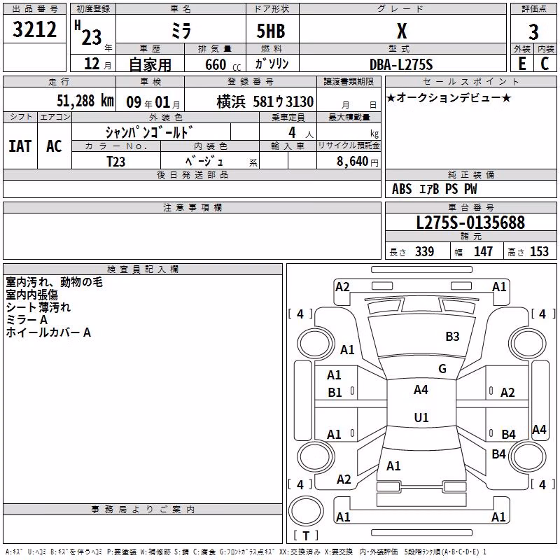 DAIHATSU MIRA