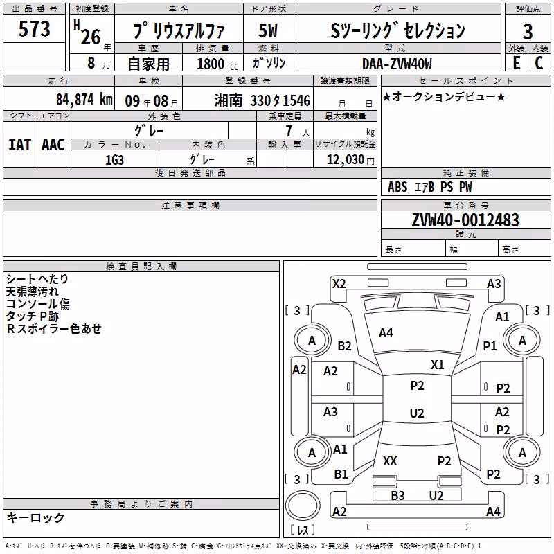 TOYOTA PRIUS ALPHA
