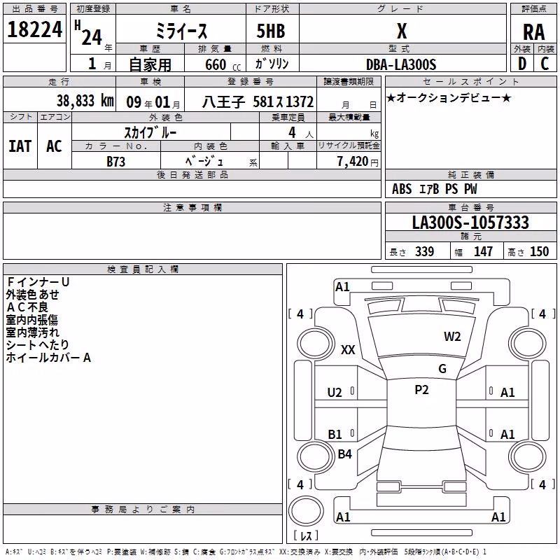 DAIHATSU MIRA E:S
