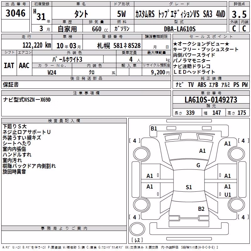 DAIHATSU TANTO