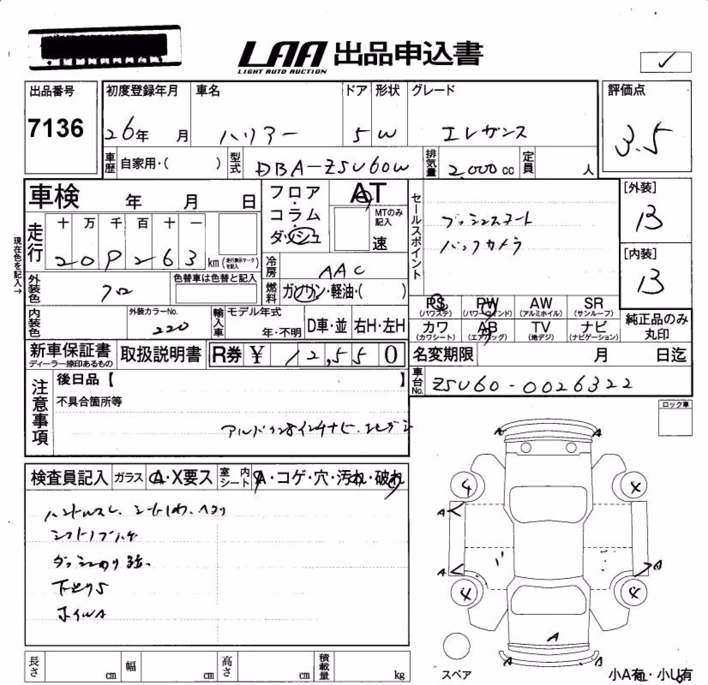 TOYOTA HARRIER