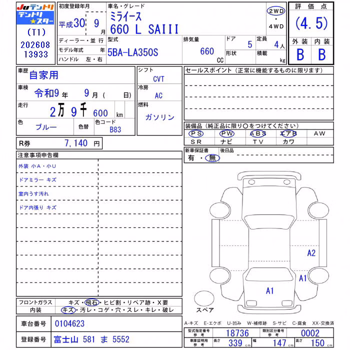 DAIHATSU MIRA E:S