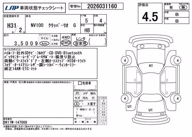 NISSAN NV100 CLIPPER