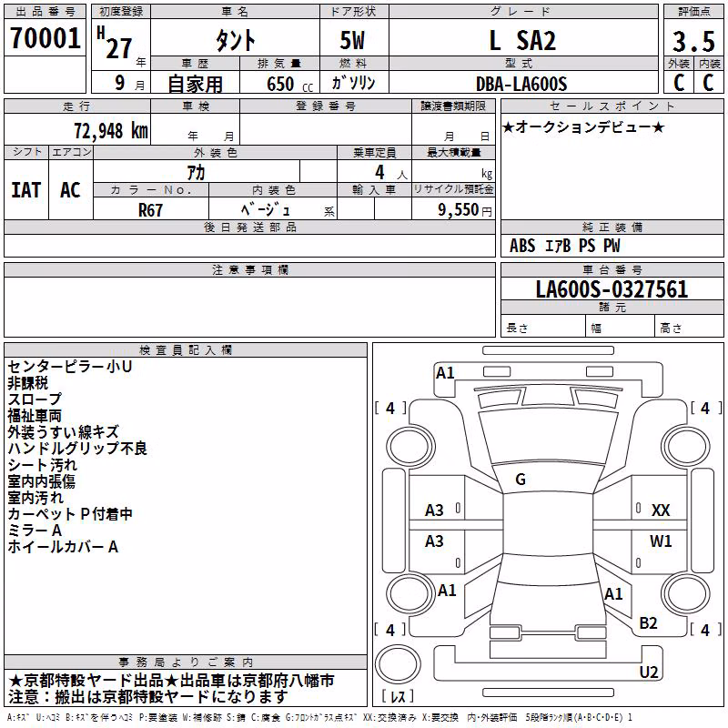 DAIHATSU TANTO