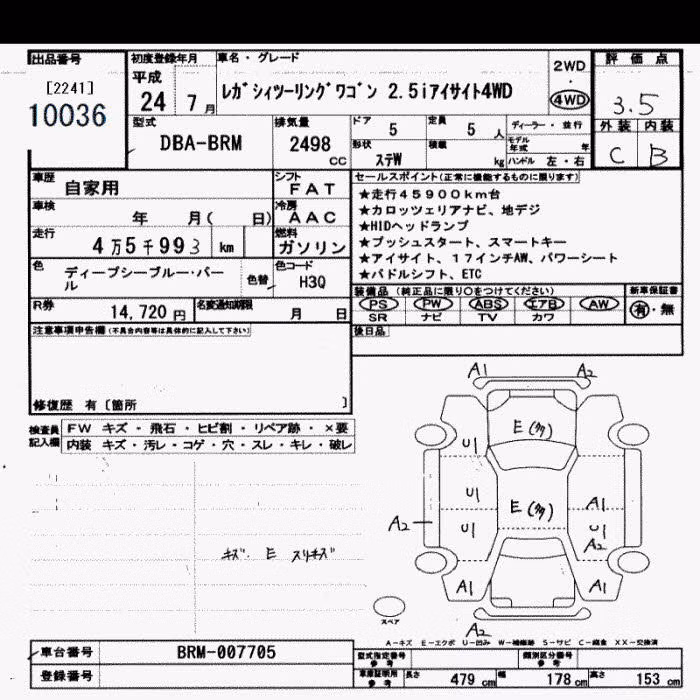 SUBARU LEGACY