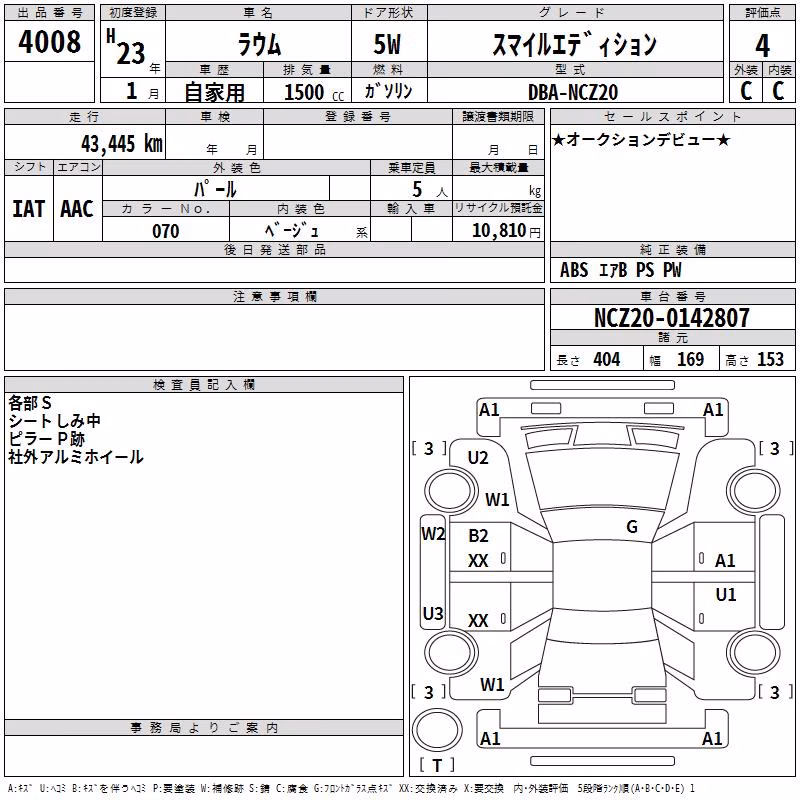TOYOTA RAUM
