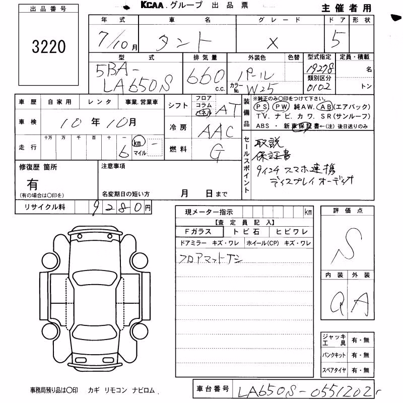 DAIHATSU TANTO