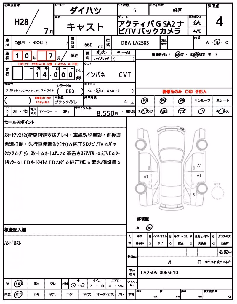 DAIHATSU CAST
