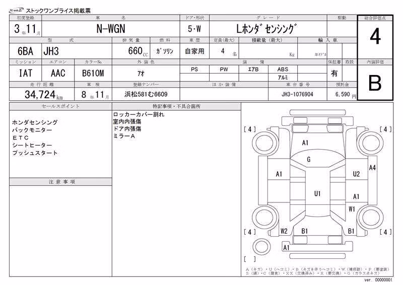 HONDA N-WGN