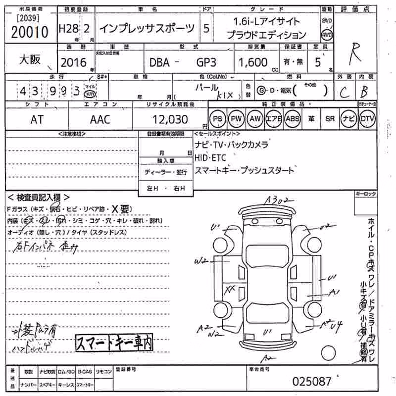 SUBARU IMPREZA