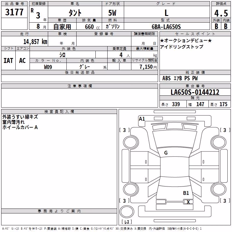 DAIHATSU TANTO
