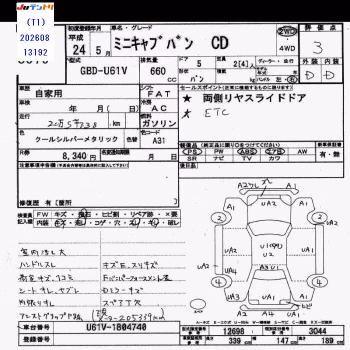 MITSUBISHI MINICAB