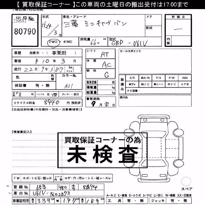 MITSUBISHI MINICAB
