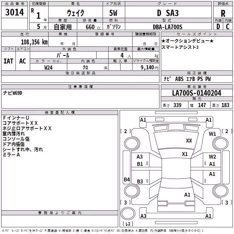 DAIHATSU WAKE
