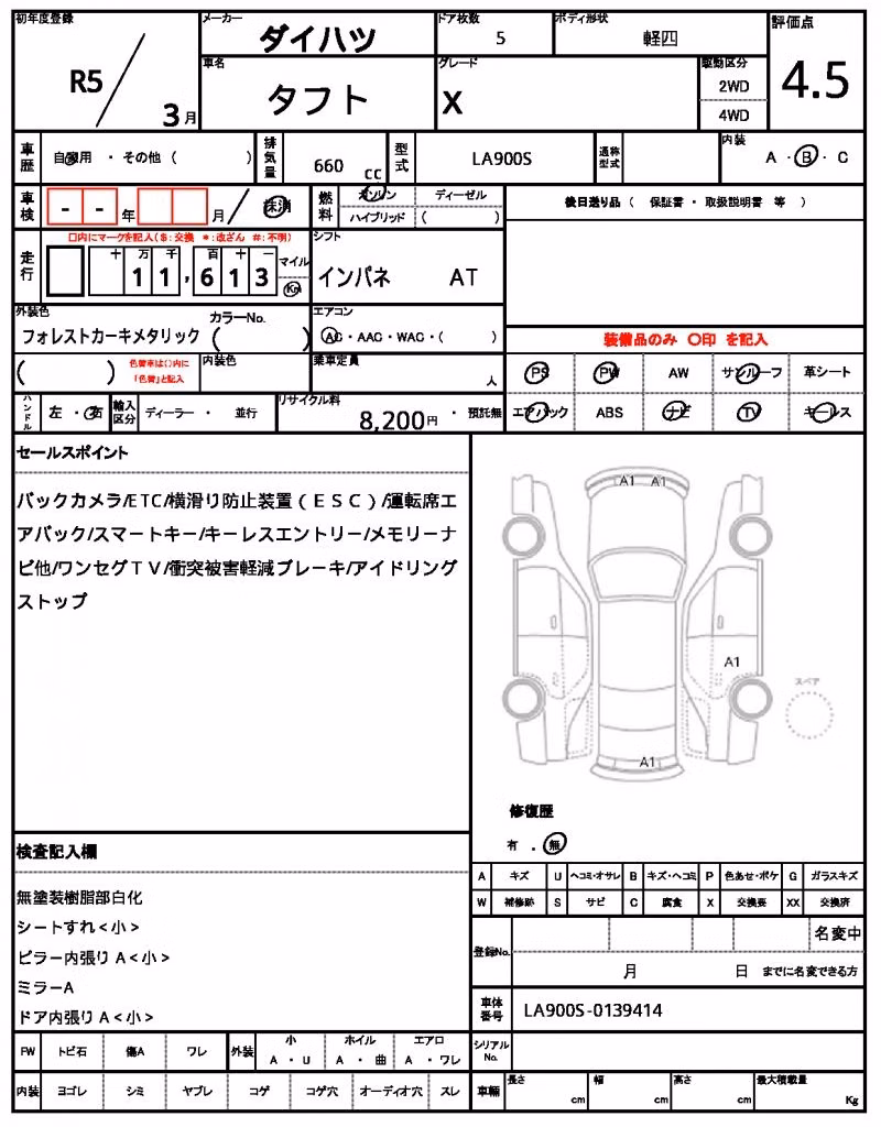 DAIHATSU TAFT