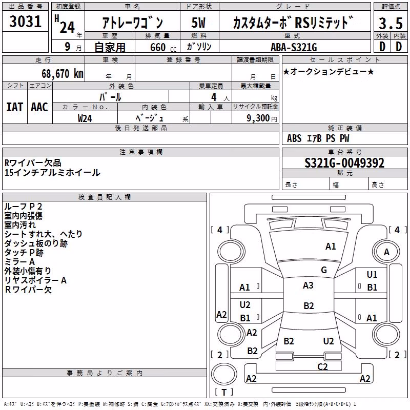 DAIHATSU ATRAI