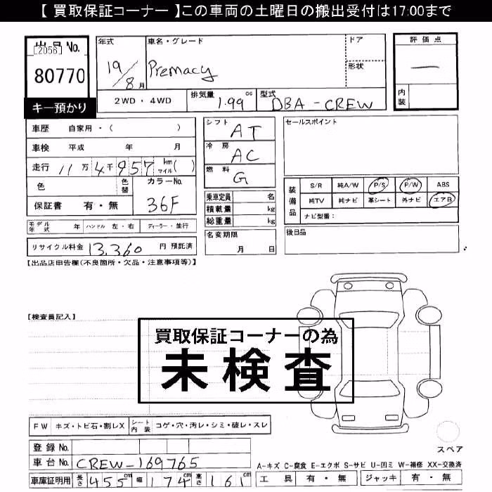 MAZDA PREMACY