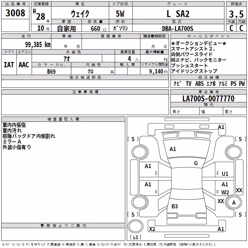 DAIHATSU WAKE