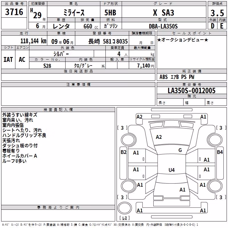 DAIHATSU MIRA E:S
