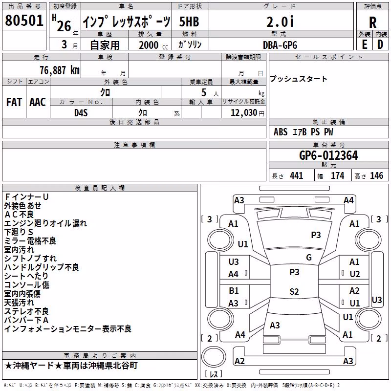 SUBARU IMPREZA