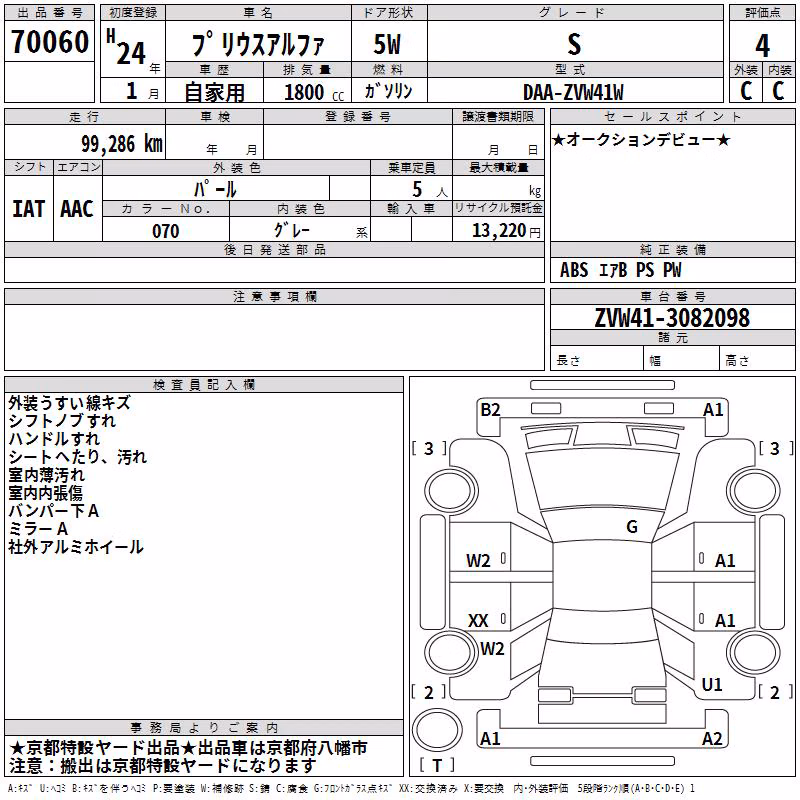 TOYOTA PRIUS ALPHA