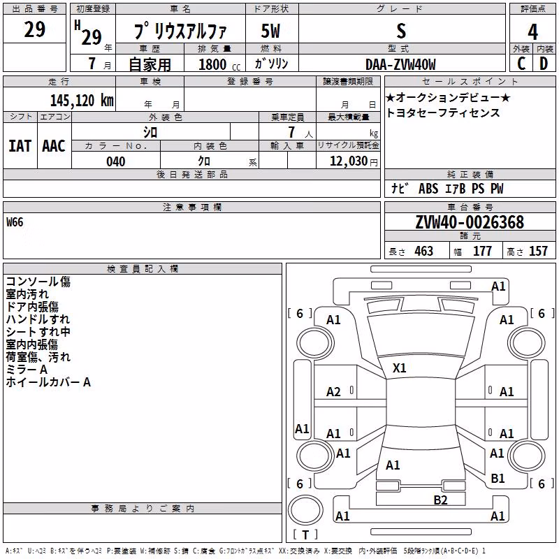 TOYOTA PRIUS ALPHA