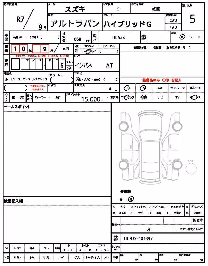 SUZUKI ALTO LAPIN