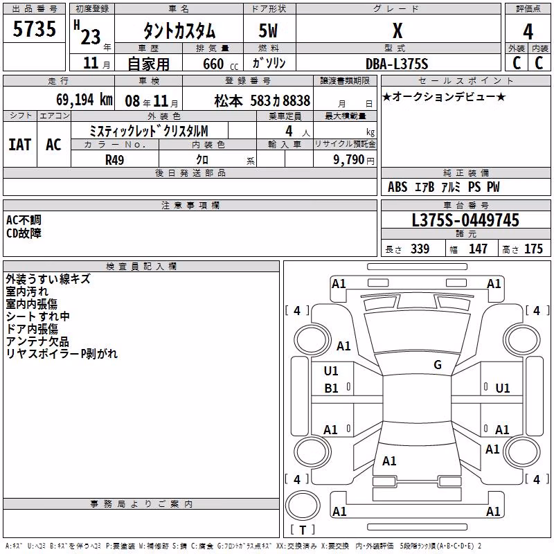 DAIHATSU TANTO