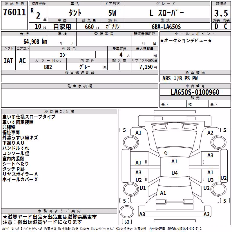 DAIHATSU TANTO