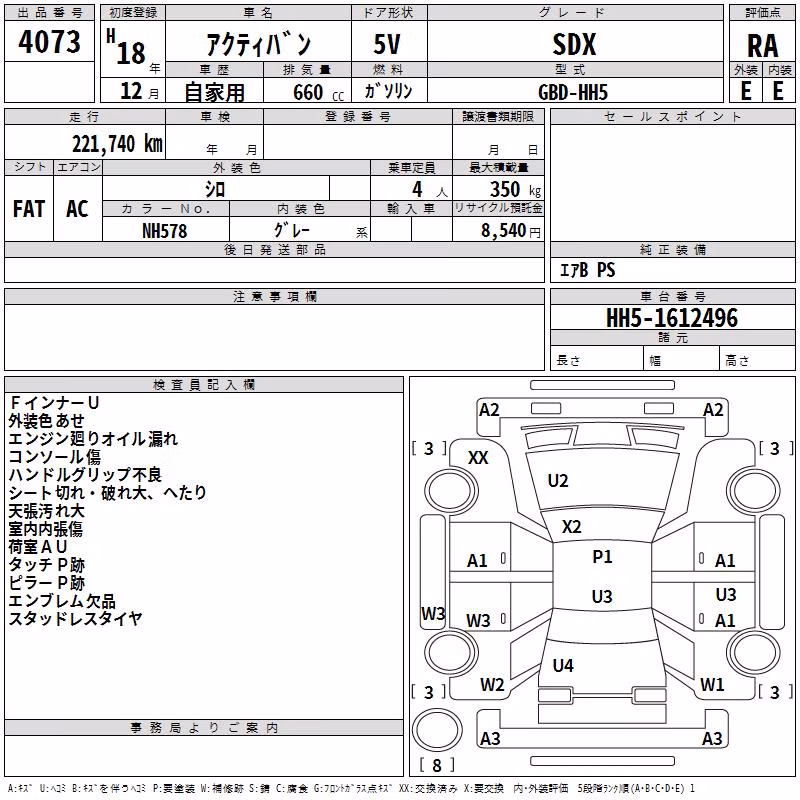 HONDA ACTY
