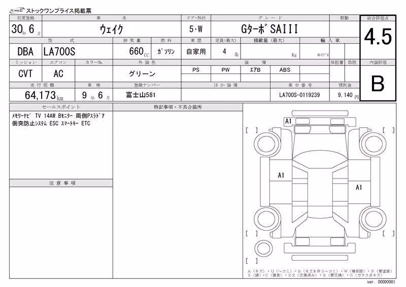 DAIHATSU WAKE
