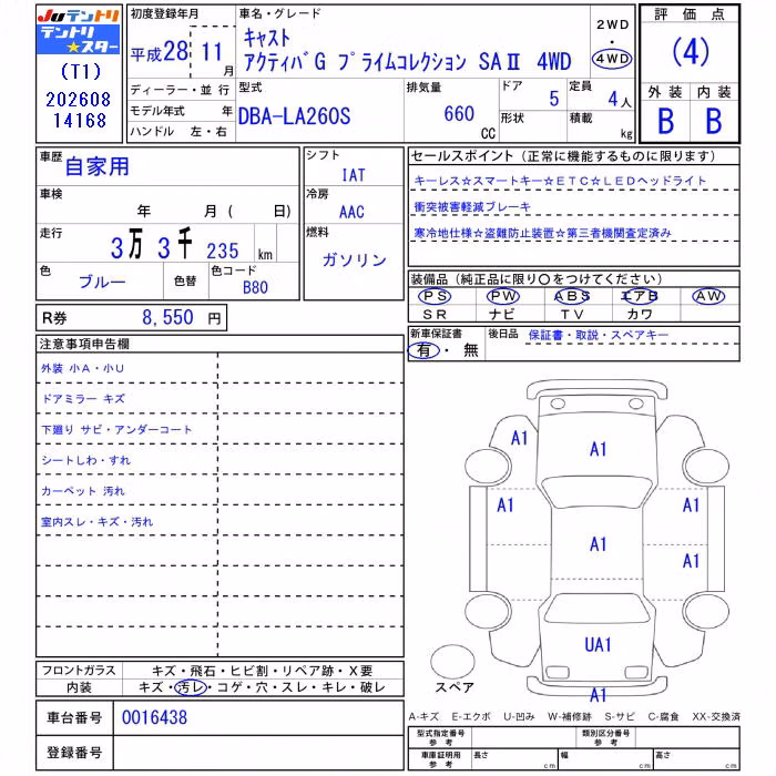 DAIHATSU CAST
