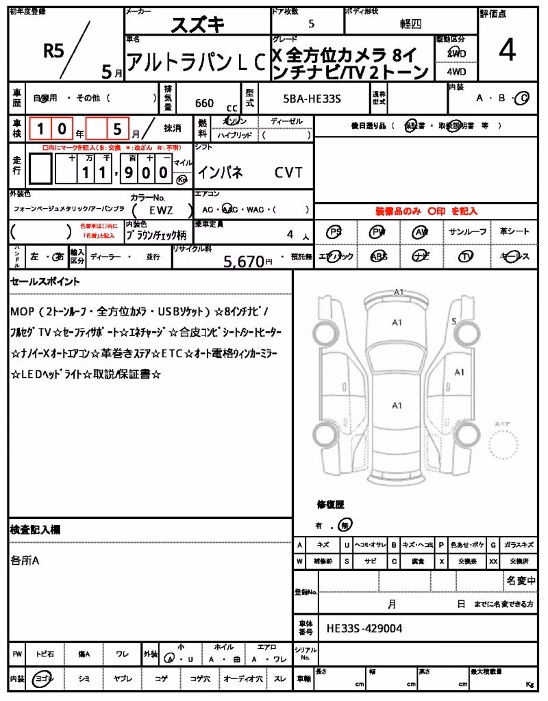 SUZUKI ALTO LAPIN