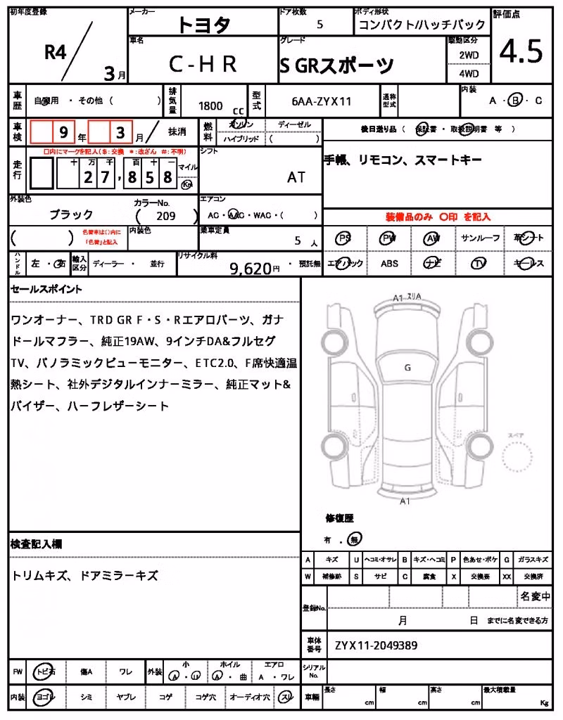 TOYOTA C-HR