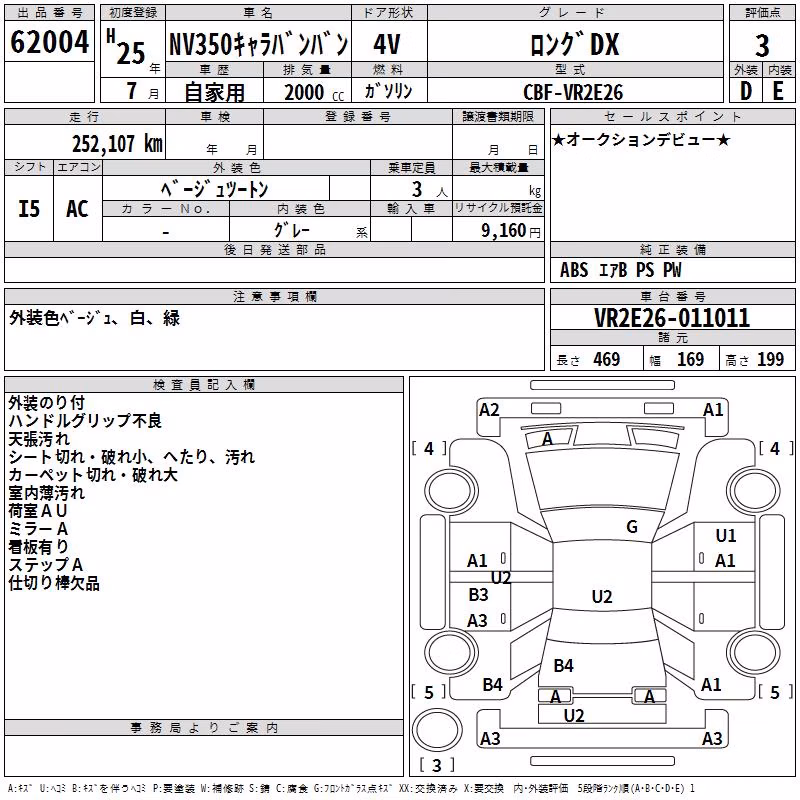 NISSAN NV350 CARAVAN