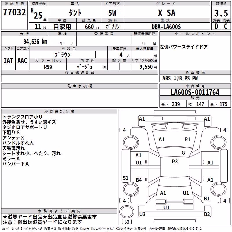 DAIHATSU TANTO