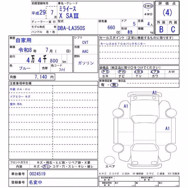 DAIHATSU MIRA E:S