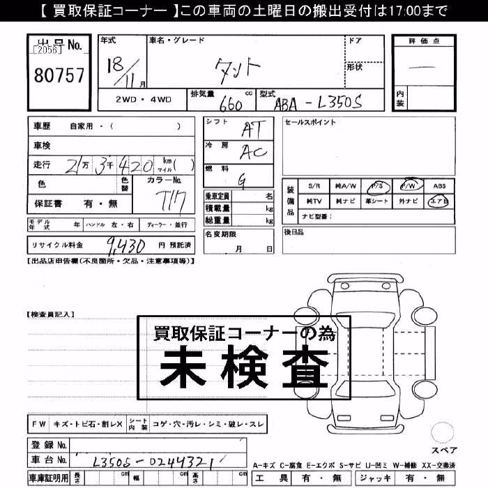 DAIHATSU TANTO