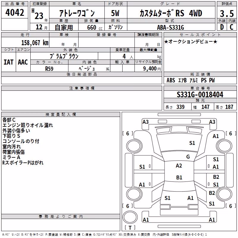 DAIHATSU ATRAI