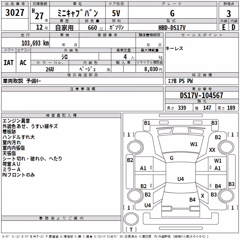 MITSUBISHI MINICAB