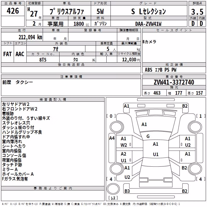 TOYOTA PRIUS ALPHA