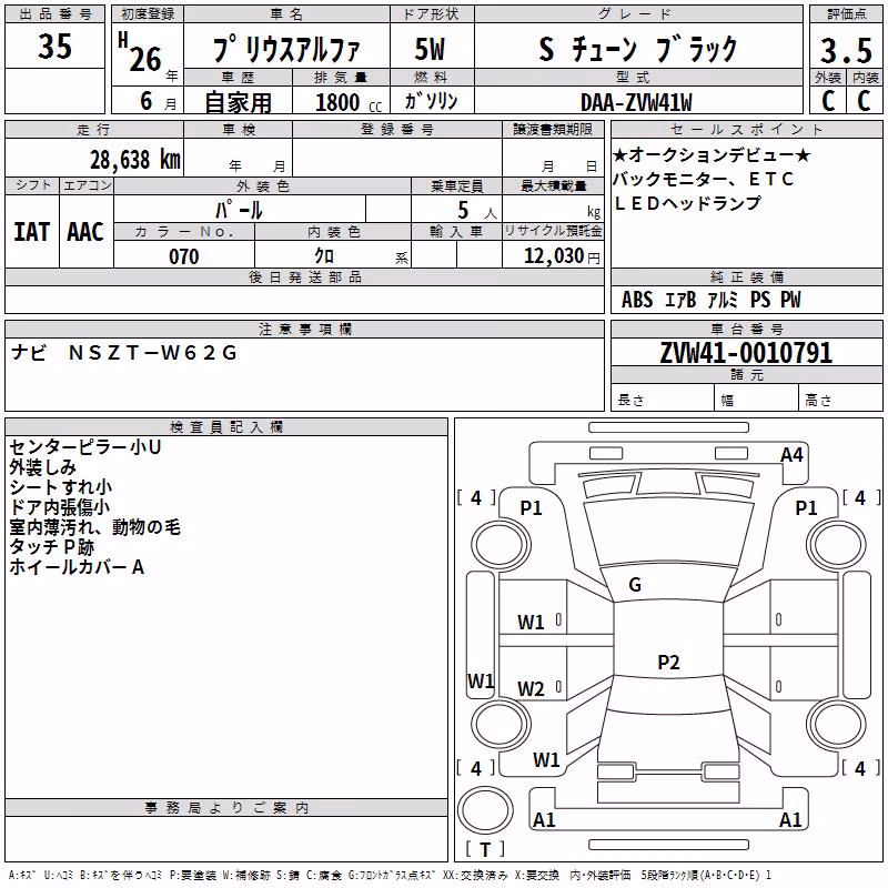 TOYOTA PRIUS ALPHA