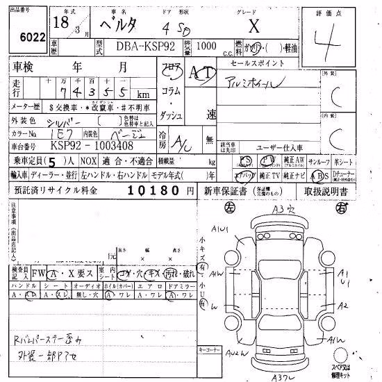 TOYOTA BELTA