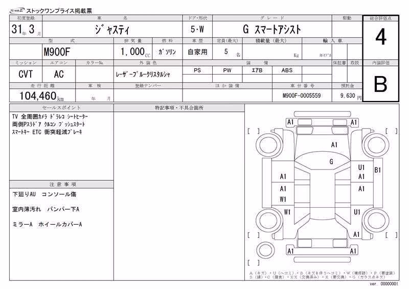 SUBARU JUSTY