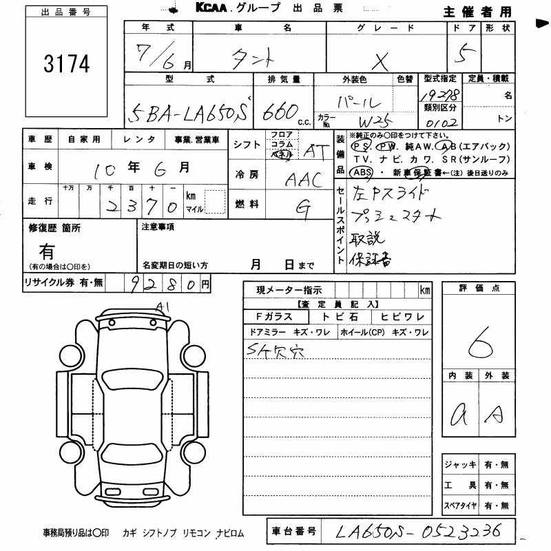 DAIHATSU TANTO