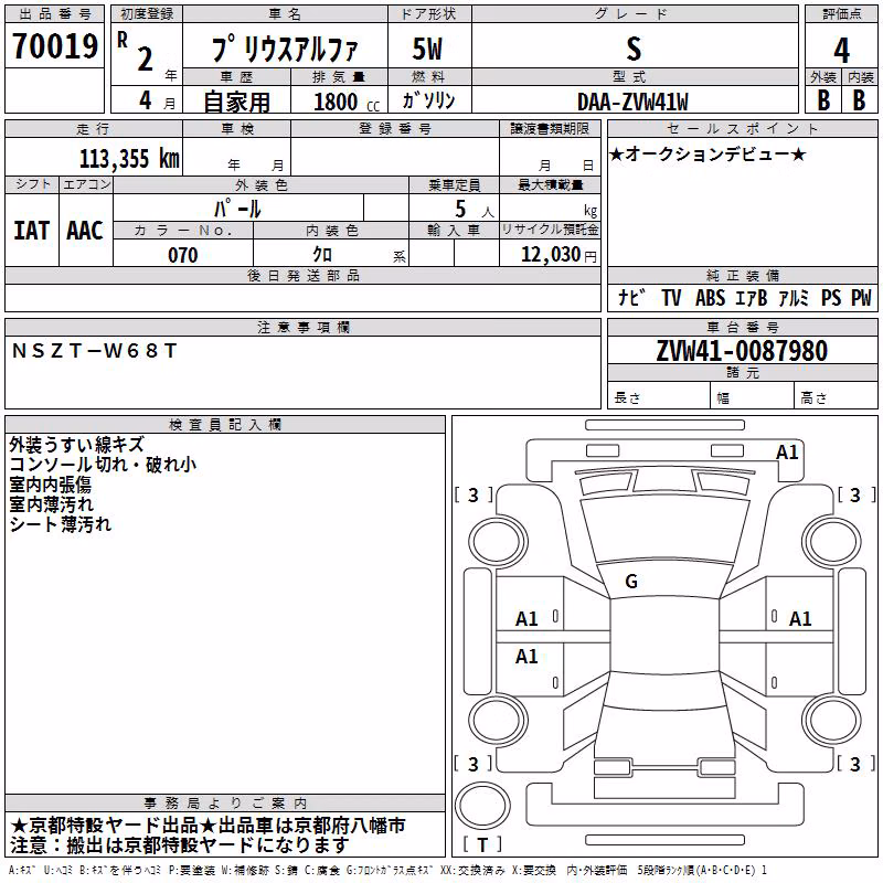 TOYOTA PRIUS ALPHA