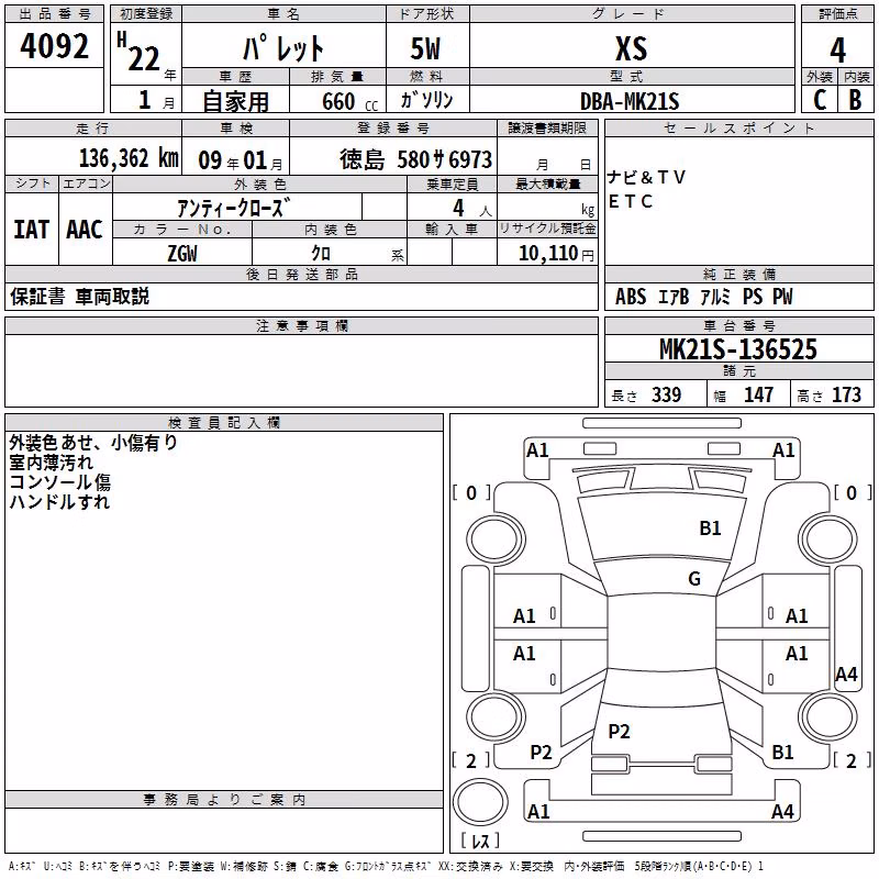 SUZUKI PALETTE